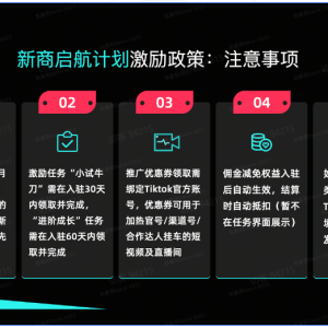 ​TikTok Shop美国店入驻激励政策有哪些？